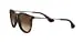 Ray-Ban Women's RB4171 Erika Round Sunglasses, Dark Rubber Tortoise/Brown Gradient, 54 mm