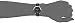Nine West Women's Gold-Tone and Black Strap Watch, NW/2346GPBK