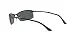 Ray-Ban RB3183 Metal Rectangular Sunglasses, Black/Polarized Grey Gradient, 63 mm