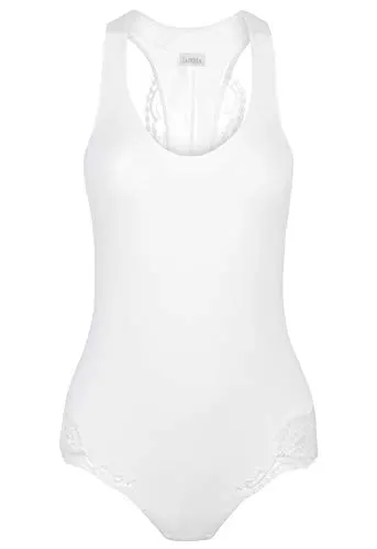 La Perla, Souple Cotton Bodysuit, S, White