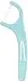 Plackers TwinLine Dental Floss Picks, Green, Mint, 75 Count