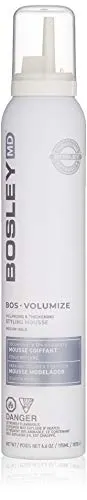 BosleyMD BosVolumize Volumizing & Thickening Styling Mousse, 6.6oz