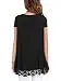 QIXING Women's Tops Short Sleeve Lace Trim O-Neck A Line Tunic Blouse...