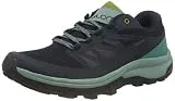 Salomon Women's OUTline GTX W Hiking Shoes, Trellis/Navy Blazer/Guacamole, 7.5