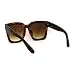 Womens Boyfriend Style Oversize Horned Rim Thick Plastic Sunglasses (All Tortoise, 54)
