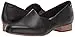 Clarks womens Juliet Palm Loafer, Black Leather, 8.5 US