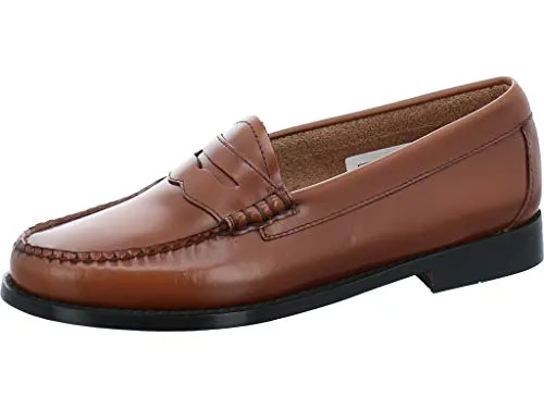G.H. Bass & Co. Women's Penny Loafers, Brown Cognac Leather 0cg, 10