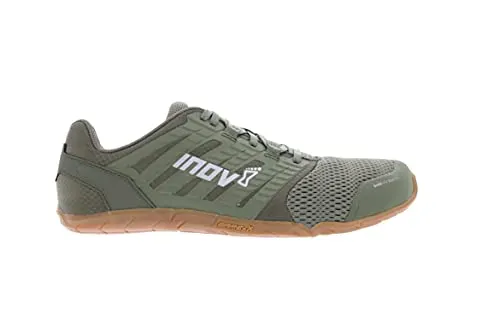 Inov-8 Mens’s Bare XF 210 V2 – Minimalist Cross-Trainer & Running Shoes – Men’s Barefoot Lifting Shoes - Olive/Gum - 12