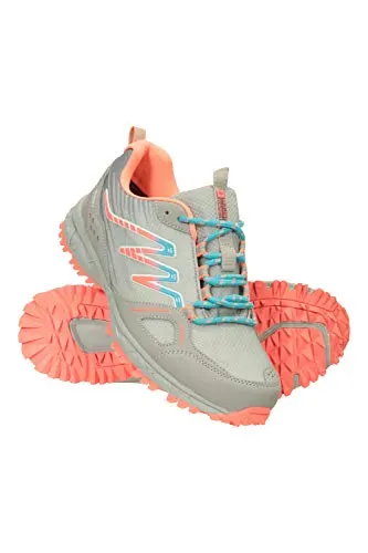 Mountain Warehouse LT Waterproof Womens Hiking Shoes - for Walking Grey Womens Shoe Size 9 US