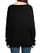 Kallspin Women's Cotton Pullover Sweater Relax Fit V Neck Long Sleeve Basic...