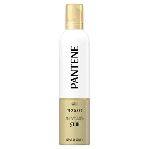 Pantene Pro-V Stylers Mousse, 5 Maximum Hold 6.6 oz (Pack of 3) (Packaging May Vary)