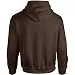 Gildan Men's Fleece Hooded Sweatshirt, Style G18500, Black, Medium