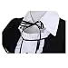Colorful House Women's Cosplay French Apron Maid Fancy Dress Costume (Large, Black)