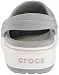 Crocs Men's and Women's Crocband Clog | Platform Shoes, Light Grey/Rose, 8