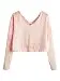 SweatyRocks Women's Tie Dye Print Crop Top T Shirt Long Sleeve