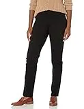 Gloria Vanderbilt Women's Amanda Classic High Rise Tapered Jean, Black, 14 Regular