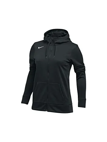 Nike Women's Thrma All Time Full Zip Hoodie, Black, Small