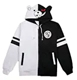 GK-O Danganronpa Monokuma Black and White Bear Hoodie Jacket Cosplay Costume (Asian Size Medium)