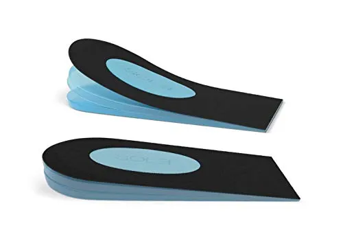 SOL3 Quick Lifts - Premium Heel Lift Shoe Cushion Insert, Adjustable Height Increase Insole, Leg Length Discrepancy Balancer for Men & Women (One Size Fit)