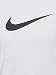 Nike Women's Dry Tee drifit Crew, White/Heather/Black, X-Small