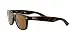 Ray-Ban RB2132 New Wayfarer Polarized Sunglasses, Light Havana/Brown, 55 mm