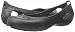 Crocs Women's Flats | Slip Resistant Work Shoes Ballet, Black, 10