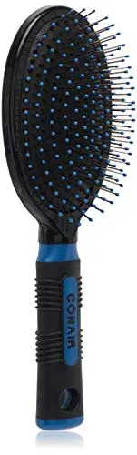 Conair Pro Hair Brush with Wire Bristle, Cushion Base, Colors May Vary