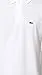 Lacoste Men's Short Sleeve Pima Jersey Interlock Regular Fit Polo, White, L