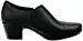 Clarks womens Emslie Warren Slip On Loafer, Black Leather, 7.5 US