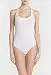 La Perla, Souple Cotton Bodysuit, S, White