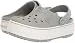 Crocs Men's and Women's Crocband Clog | Platform Shoes, Light Grey/Rose, 8