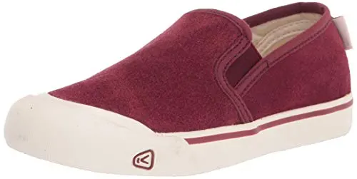 KEEN womens Coronado 3 Low Slip on Sneaker Hiking Shoe, Burgundy, 8 US