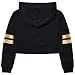 Girls Long Sleeve Sweatshirts Cropped Sweatshirts Crop Top Hoodie Gold 10t 11t