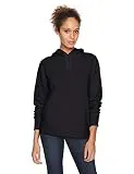 Amazon Essentials Women's Fleece Pullover Hoodie, black, Small