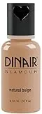 Dinair Airbrush Makeup Foundation | Natural Beige | GLAMOUR: Natural, Light coverage, Matte 0.50 oz.