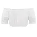 Women's Oktoberfest Shirt Dirndl White Blouse Off Shoulder Crop T-Shirt Tops White...