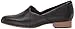 Clarks womens Juliet Palm Loafer, Black Leather, 8.5 US