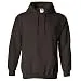 Gildan Men's Fleece Hooded Sweatshirt, Style G18500, Black, Medium