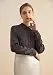 Escalier Women's Satin Silk Long Sleeve Button Down Shirt Casual Work Office...