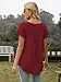 AMCLOS Womens Tops Floral V Neck T-Shirts Swing Blouses Button up Tunic...