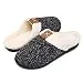 UBFEN Womens Mens Slippers Memory Foam Comfort Fuzzy Plush Lining Slip On...