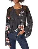 Somedays Lovin Women's Homecoming Floral Print Blouse, Multi, X-Small