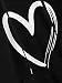 SweatyRocks Women's Casual Heart Print Long Sleeve Pullover Hoodie Sweatshirt Tops Black...