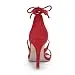 Allegra K Women's Open Toe Stiletto High Heel Lace-Up Sandals (Size US...