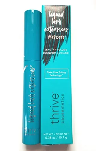 Thrive Causemetics Liquid Lash Extensions Mascara, Crystal (Brown Black) 10.7g Full Size