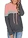 Women's Drawstring Sweatshirts with Kangaroo Pocket Lightweight Long Sleeve Pullover Hoodie Pink...