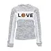 Basketball Hoodie- Love Sports Funnel Neck Sweatshirt Fanwear Player Girl's Gift