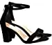 Over the Toe Strap Ankle Wrap Strap Heel Open Toe Medium Heel,...