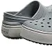 Crocs Men's and Women's Crocband Clog | Platform Shoes, Light Grey/Rose, 8