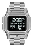 NIXON Regulus SS A1268 - Silver - 100m Water Resistant Men's Digital Sport Watch (46mm Watch Face, 29mm-24mm Stainless Steel Band)